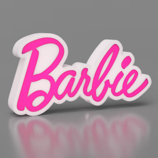 Barbie inspired Logo - LED LightBox Lamp / Sign