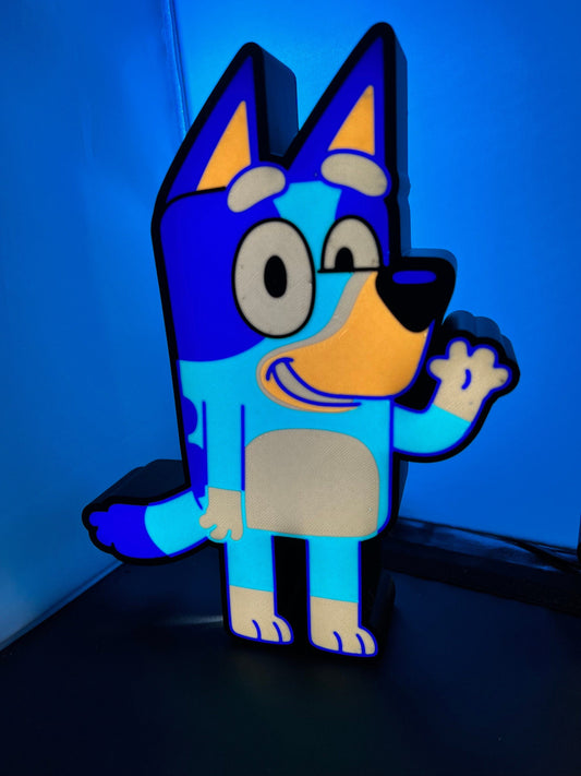 Bluey inspired - LED Lightbox Sign/Lamp